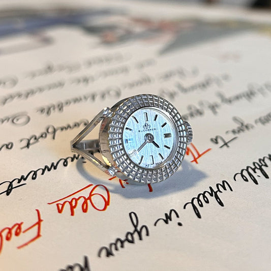 1960s, Bucherer. Mechanical women's vintage ring watch💍.