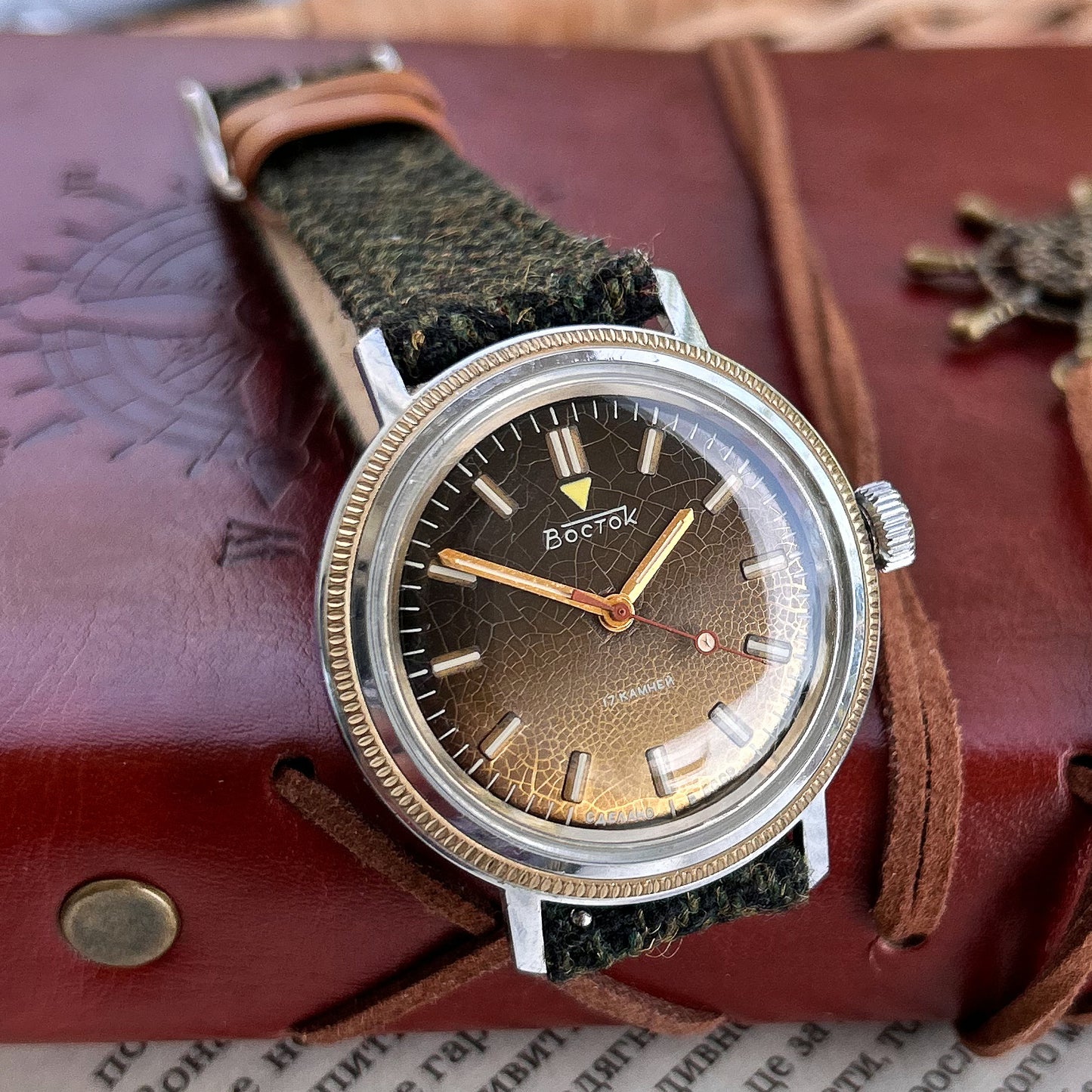 1970s, "VOSTOK". Vintage Mechanical Wristwatch 🔥 Made in USSR