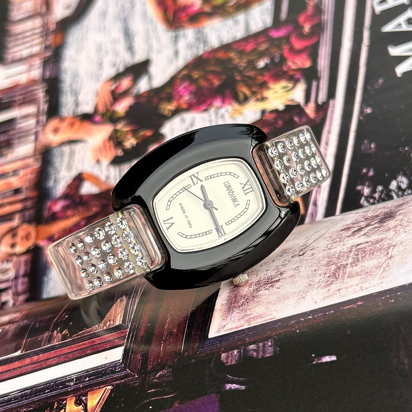 2000s, "LUNABIANCA". Made in Italy 🇮🇹 Vintage Wristwatch ✨