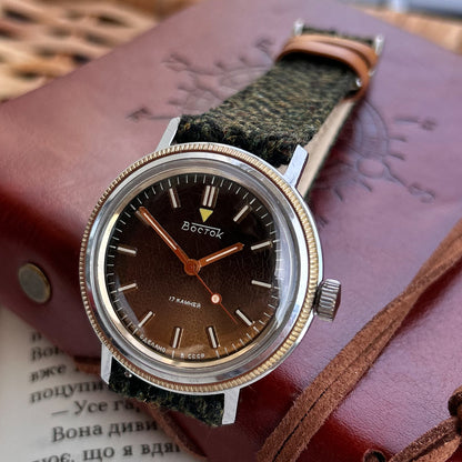 1970s, "VOSTOK". Vintage Mechanical Wristwatch 🔥 Made in USSR