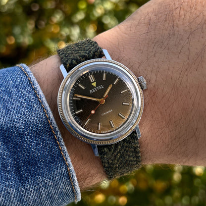 1970s, "VOSTOK". Vintage Mechanical Wristwatch 🔥 Made in USSR